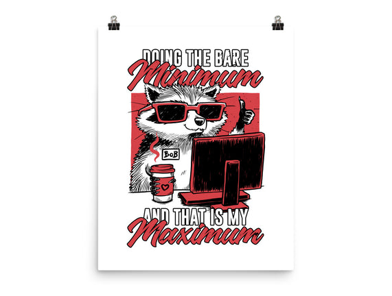 Raccoon Minimun Work