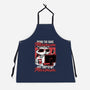 Raccoon Minimun Work-Unisex-Kitchen-Apron-Studio Mootant