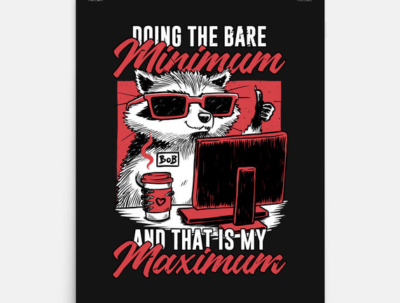 Raccoon Minimun Work
