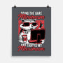 Raccoon Minimun Work-None-Matte-Poster-Studio Mootant