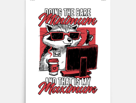 Raccoon Minimun Work