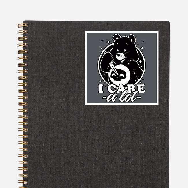 Cute Death Bear-None-Glossy-Sticker-Studio Mootant