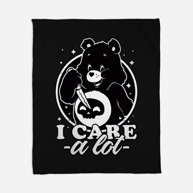 Cute Death Bear-None-Fleece-Blanket-Studio Mootant
