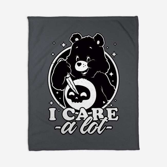 Cute Death Bear-None-Fleece-Blanket-Studio Mootant