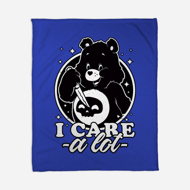 Cute Death Bear-None-Fleece-Blanket-Studio Mootant