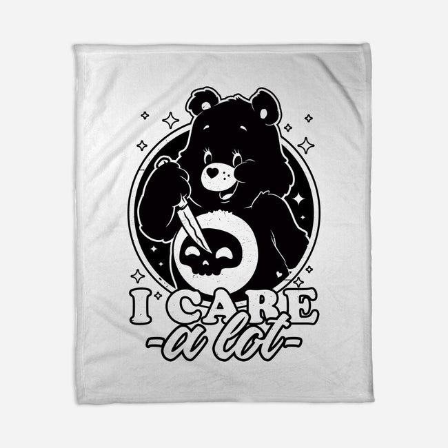 Cute Death Bear-None-Fleece-Blanket-Studio Mootant