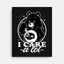 Cute Death Bear-None-Stretched-Canvas-Studio Mootant