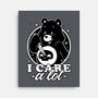 Cute Death Bear-None-Stretched-Canvas-Studio Mootant