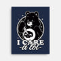 Cute Death Bear-None-Stretched-Canvas-Studio Mootant