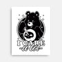 Cute Death Bear-None-Stretched-Canvas-Studio Mootant