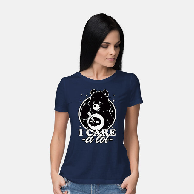 Cute Death Bear-Womens-Basic-Tee-Studio Mootant