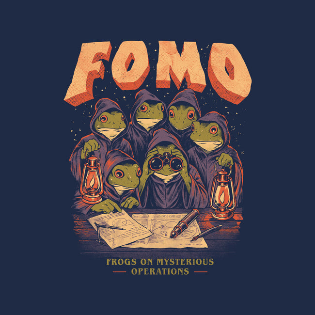 FOMO Frogs On Mysterious Operations-Unisex-Basic-Tee-eduely