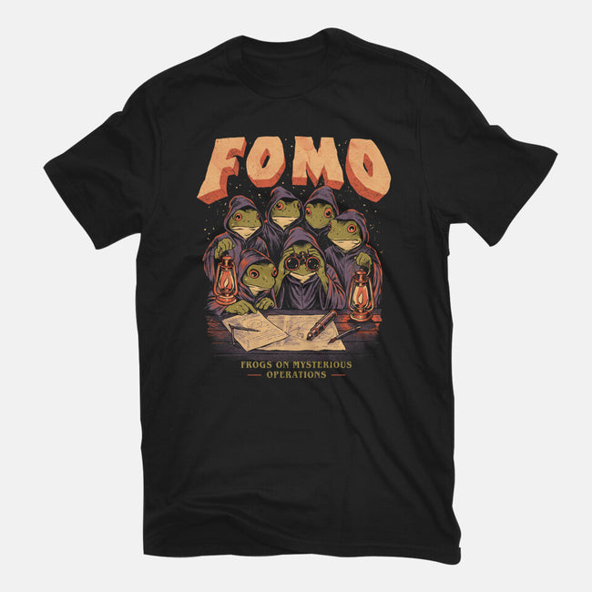 FOMO Frogs On Mysterious Operations-Womens-Basic-Tee-eduely