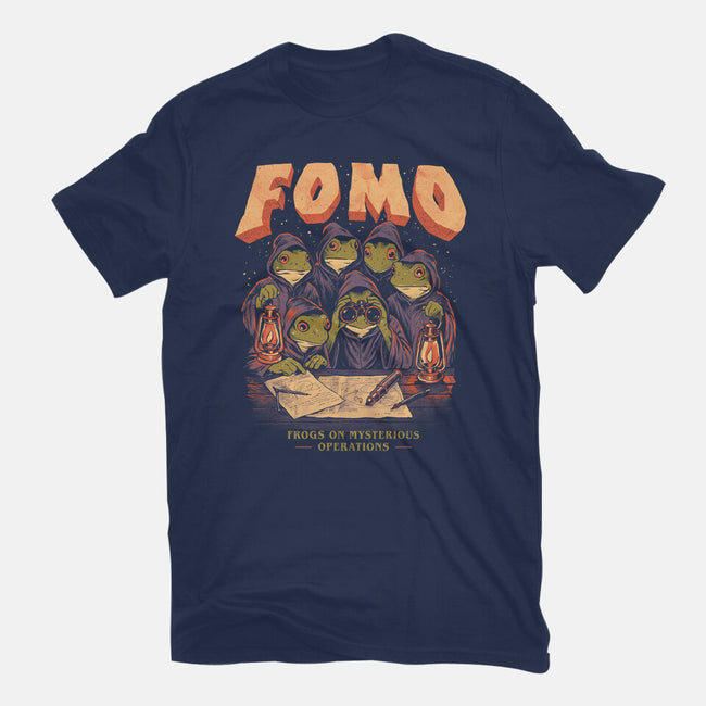 FOMO Frogs On Mysterious Operations-Mens-Heavyweight-Tee-eduely