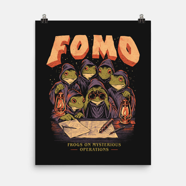 FOMO Frogs On Mysterious Operations-None-Matte-Poster-eduely