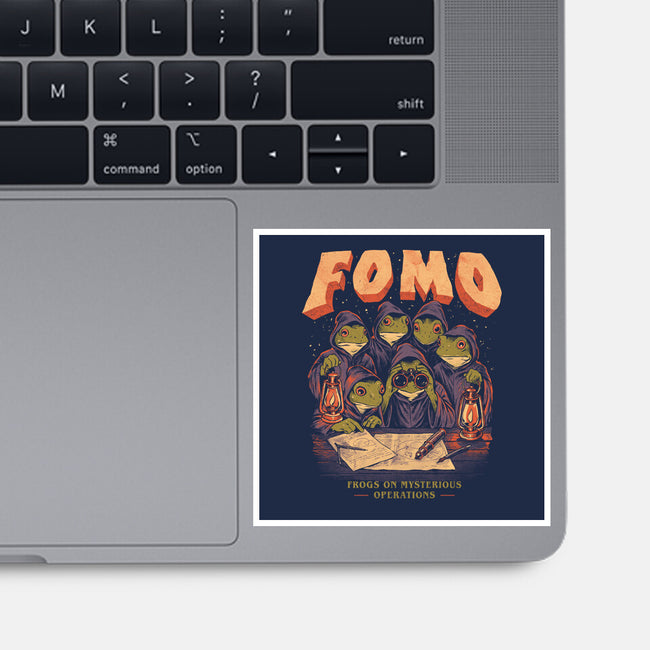 FOMO Frogs On Mysterious Operations-None-Glossy-Sticker-eduely