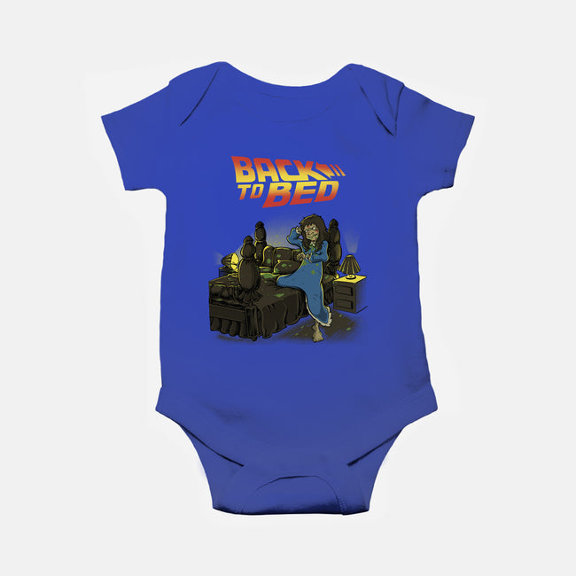 Back To The Bed-Baby-Basic-Onesie-Betmac