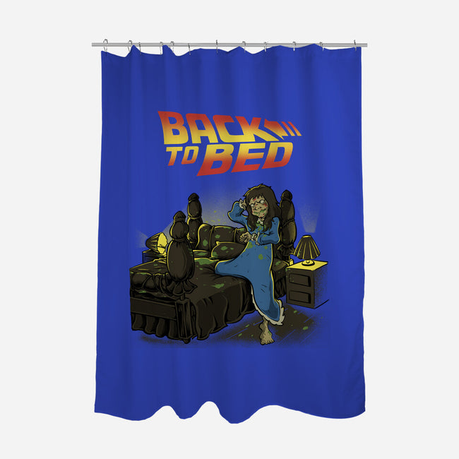Back To The Bed-None-Polyester-Shower Curtain-Betmac