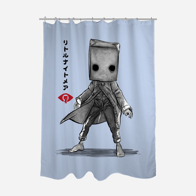 Mono Sumi-e-None-Polyester-Shower Curtain-DrMonekers