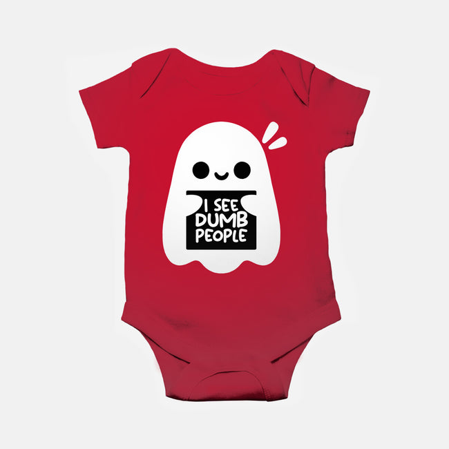 I See Dumb People-Baby-Basic-Onesie-NemiMakeit