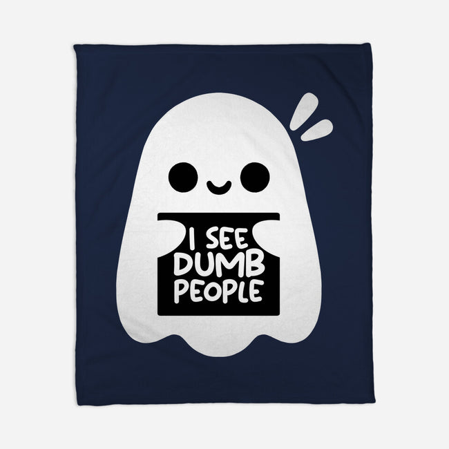 I See Dumb People-None-Fleece-Blanket-NemiMakeit
