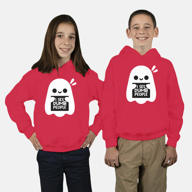 I See Dumb People-Youth-Pullover-Sweatshirt-NemiMakeit