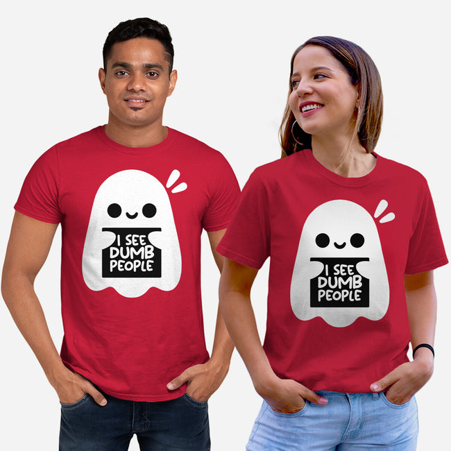 I See Dumb People-Unisex-Basic-Tee-NemiMakeit