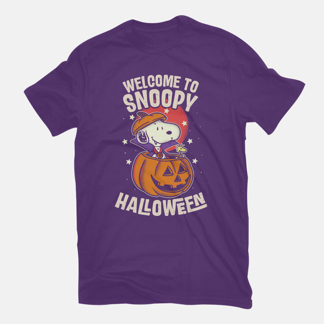 Snoopyween-Womens-Basic-Tee-turborat14