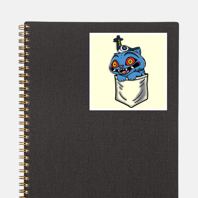 Pocket Cat-None-Glossy-Sticker-turborat14
