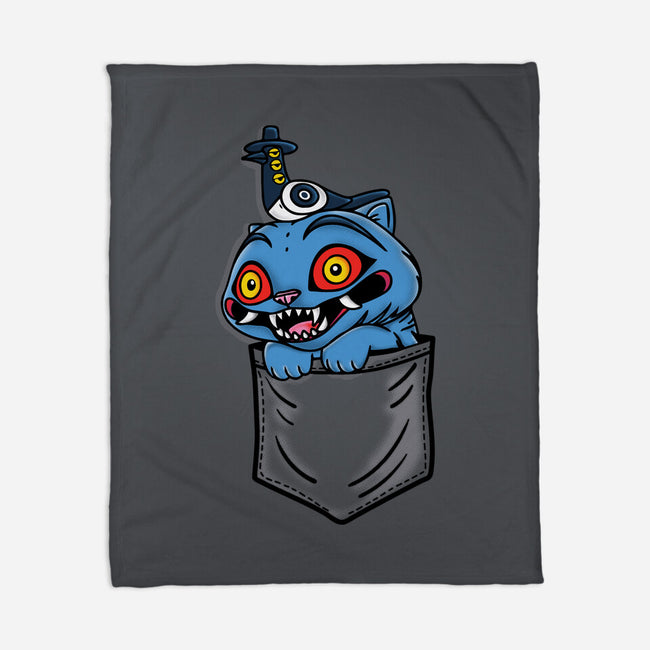 Pocket Cat-None-Fleece-Blanket-turborat14