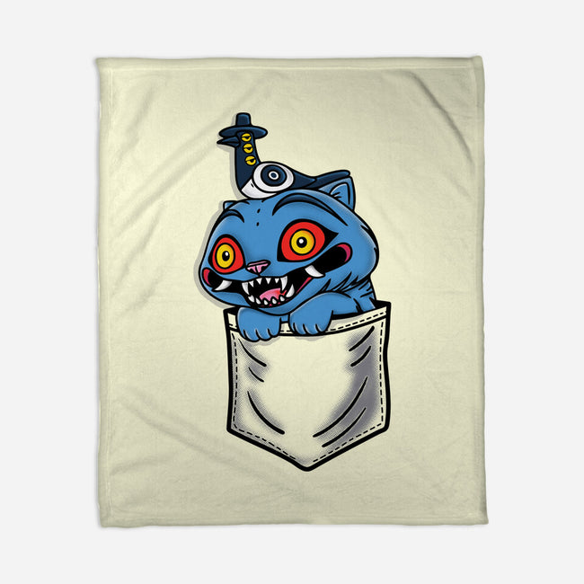 Pocket Cat-None-Fleece-Blanket-turborat14