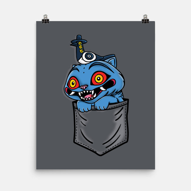 Pocket Cat-None-Matte-Poster-turborat14