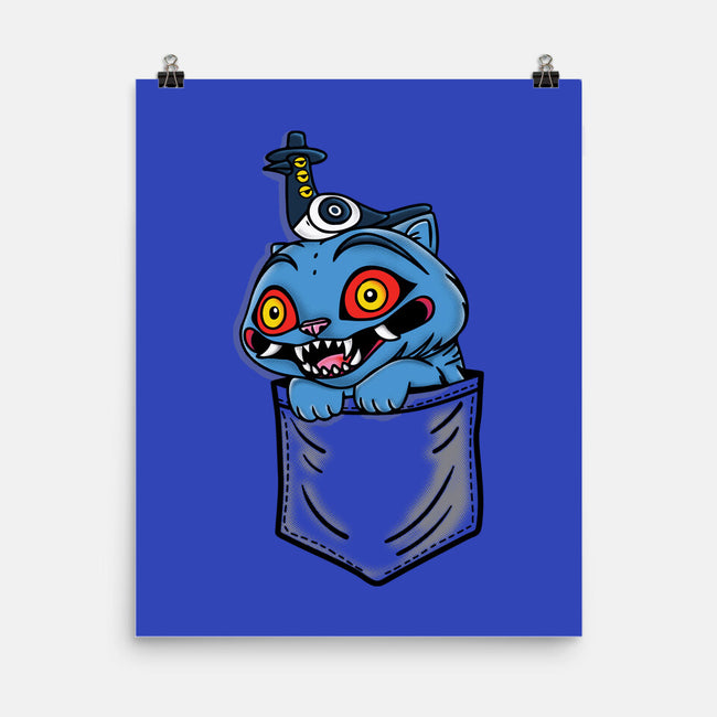 Pocket Cat-None-Matte-Poster-turborat14