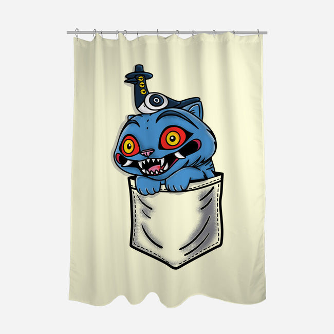 Pocket Cat-None-Polyester-Shower Curtain-turborat14