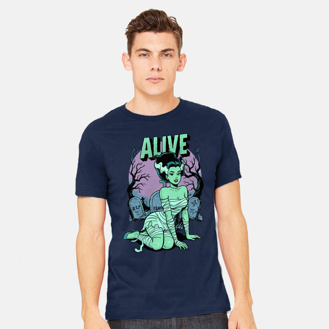 Horror Pinup-Mens-Heavyweight-Tee-P1yu5h