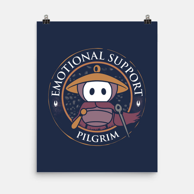 Emotional Support Pilgrim-None-Matte-Poster-rocketman_art