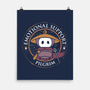 Emotional Support Pilgrim-None-Matte-Poster-rocketman_art