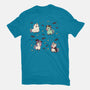 Halloween Unicorn Party-Mens-Heavyweight-Tee-Loobs