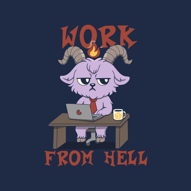 Work From Hell-Womens-Fitted-Tee-Loobs