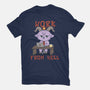 Work From Hell-Womens-Fitted-Tee-Loobs