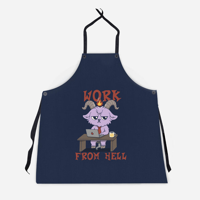 Work From Hell-Unisex-Kitchen-Apron-Loobs