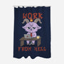 Work From Hell-None-Polyester-Shower Curtain-Loobs