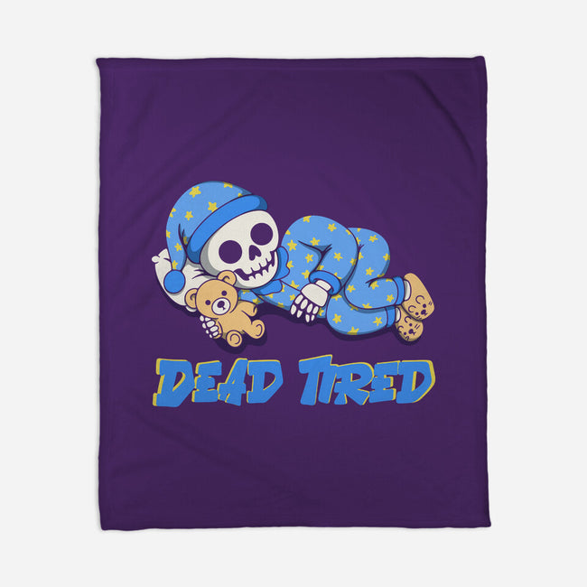 Dead Tired-None-Fleece-Blanket-Loobs