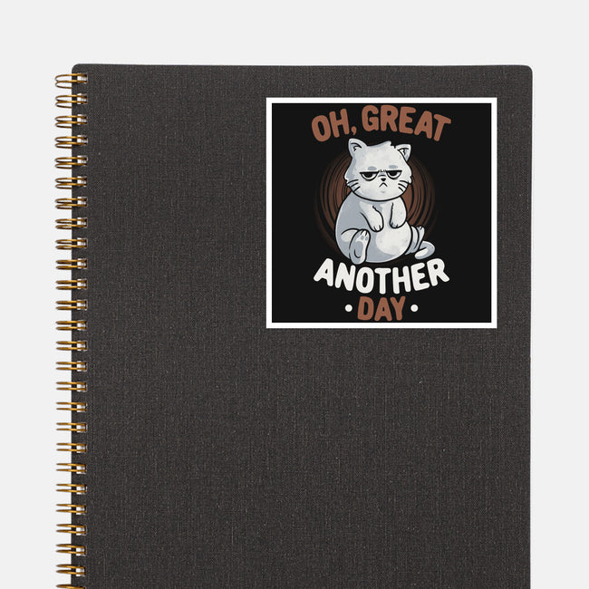 Oh Great Another Day-None-Glossy-Sticker-eduely