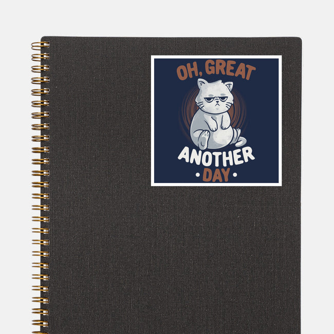 Oh Great Another Day-None-Glossy-Sticker-eduely