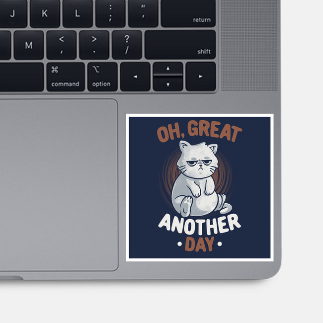 Oh Great Another Day-None-Glossy-Sticker-eduely
