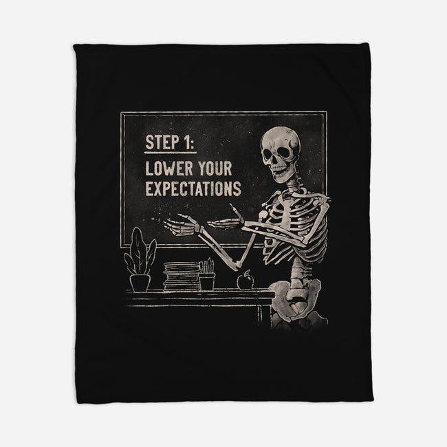 Lower Your Expectations-None-Fleece-Blanket-eduely