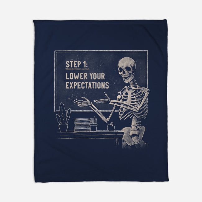 Lower Your Expectations-None-Fleece-Blanket-eduely