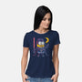 Banana Wars-Womens-Basic-Tee-Marinho