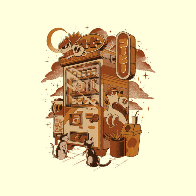 Coffee Vending Machine-None-Polyester-Shower Curtain-ilustrata